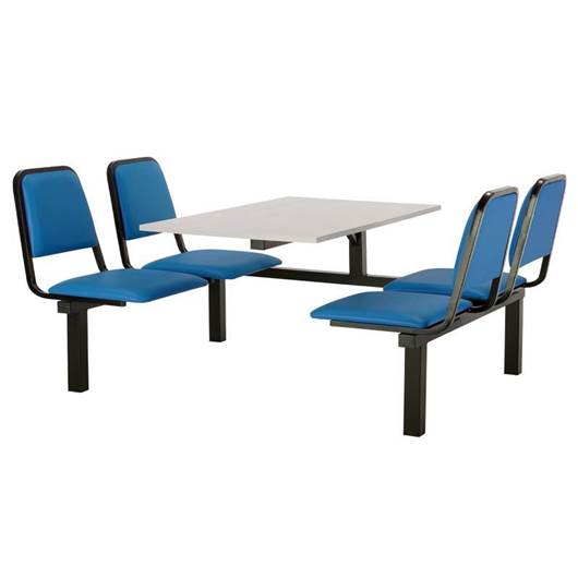 Picture of Canteen Tables with Upholstered Seats